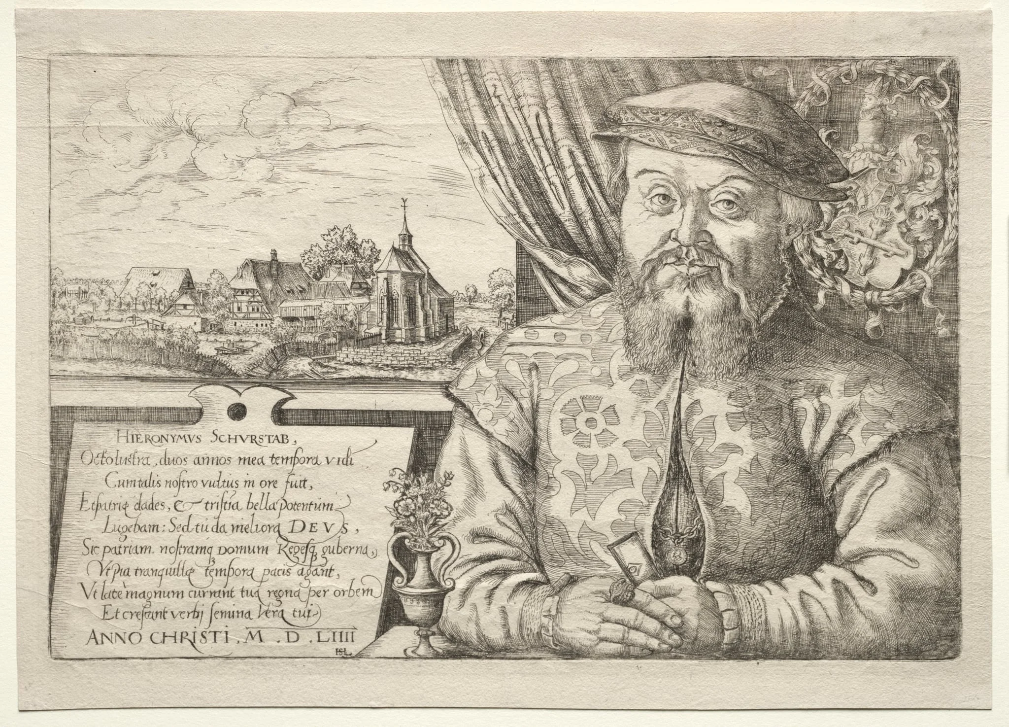 Hieronymus Schurstab, Mayor of Nuremberg, detail