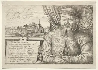 Hieronymus Schurstab, Mayor of Nuremberg, by Hanns Lautensack, 1554