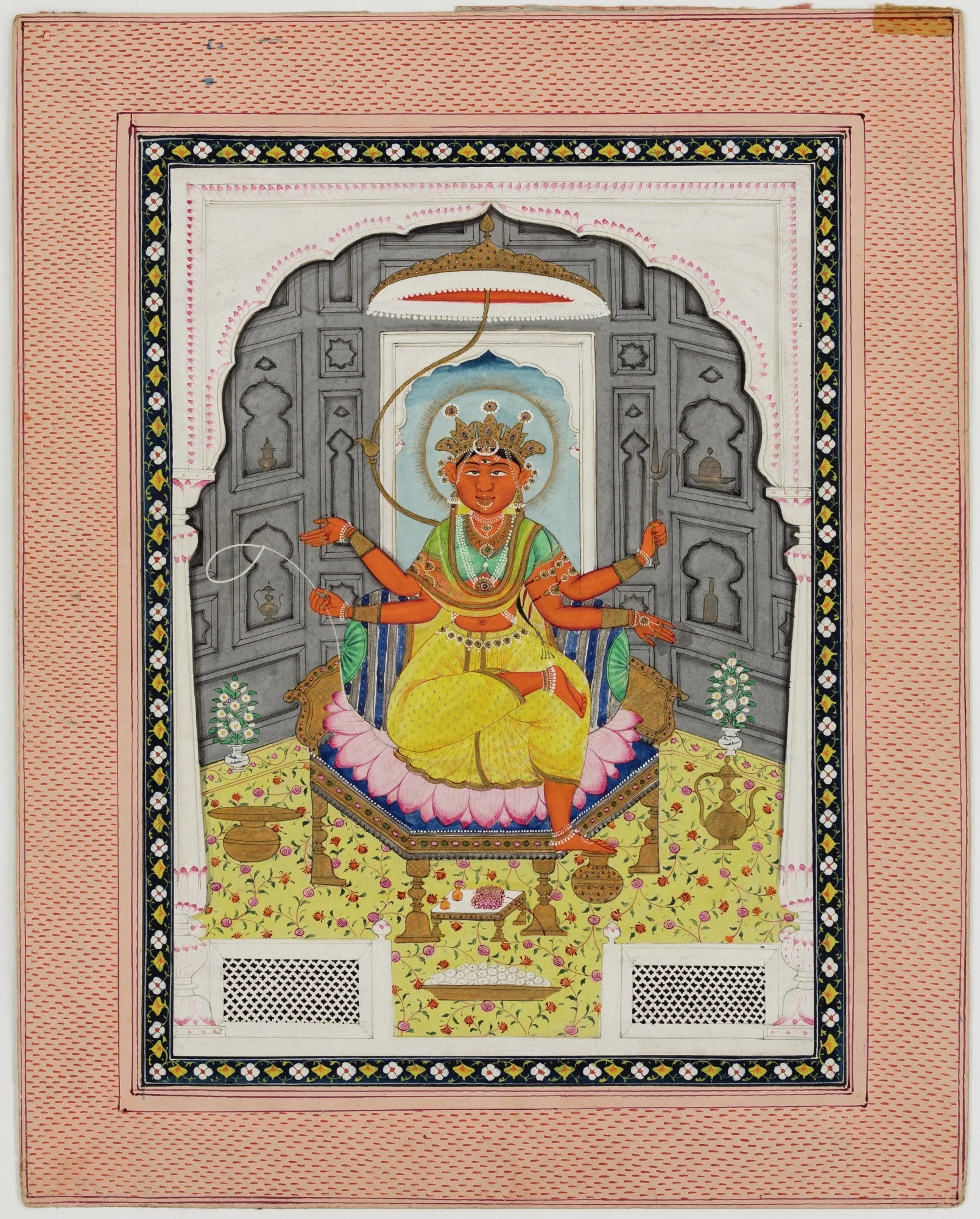 Durga, detail