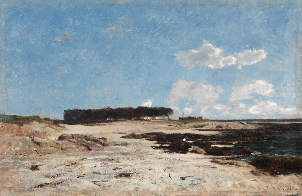 Pointe de Cabellou, Brittany, by William L. Picknell, unspecified, 1881