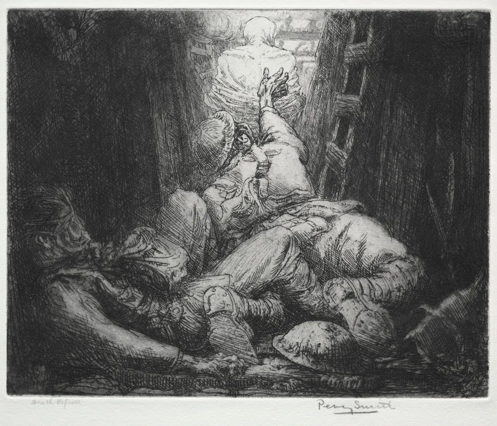 Dance of Death: Death Refuses, by Percy John Delf Smith, 1919