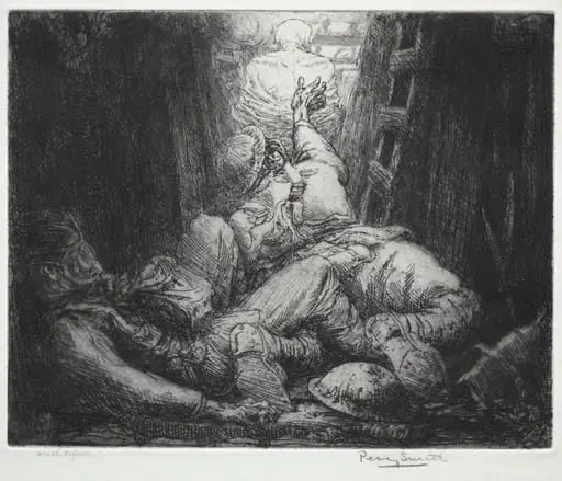 Dance of Death: Death Refuses, by Percy John Delf Smith, 1919