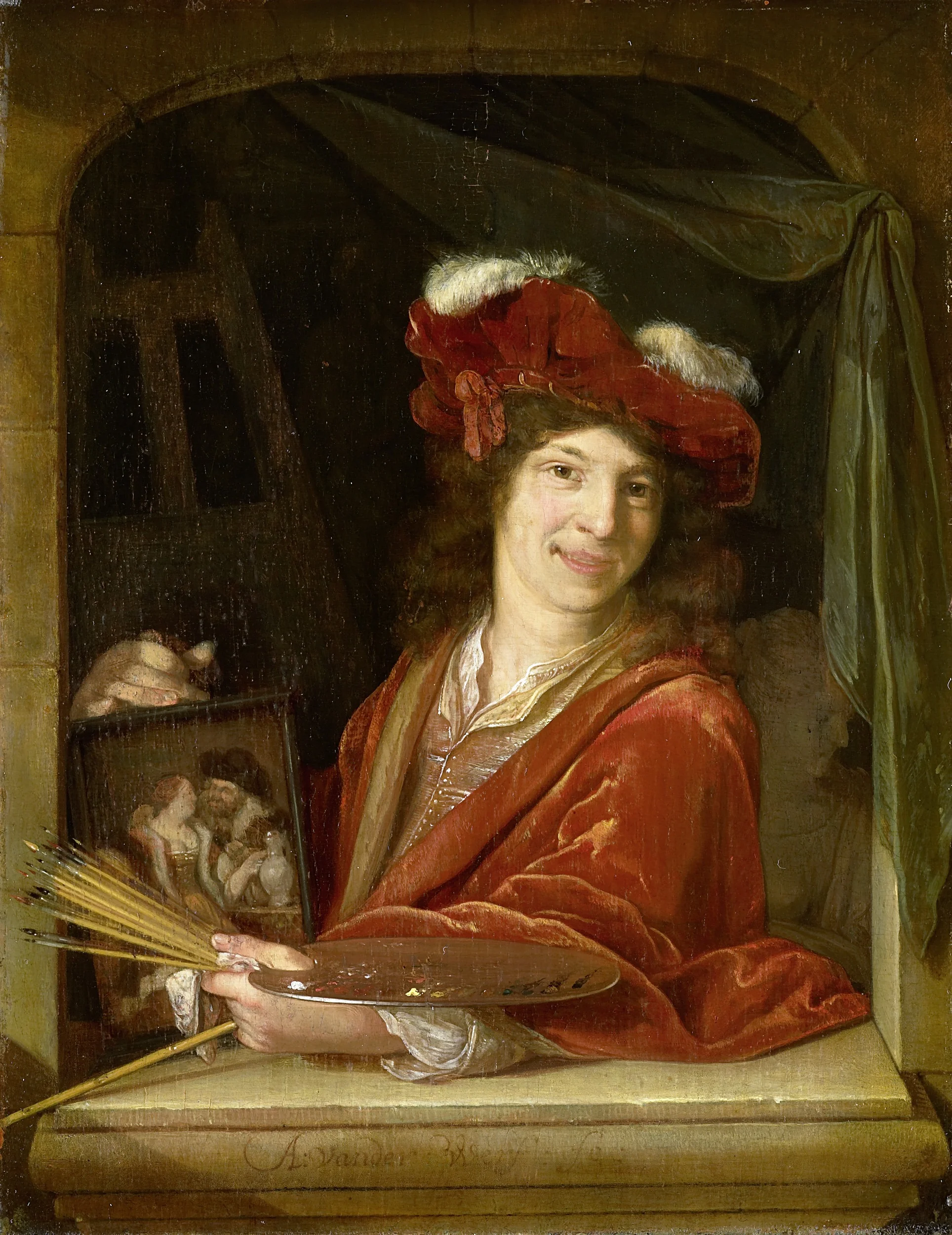 A young Painter, detail
