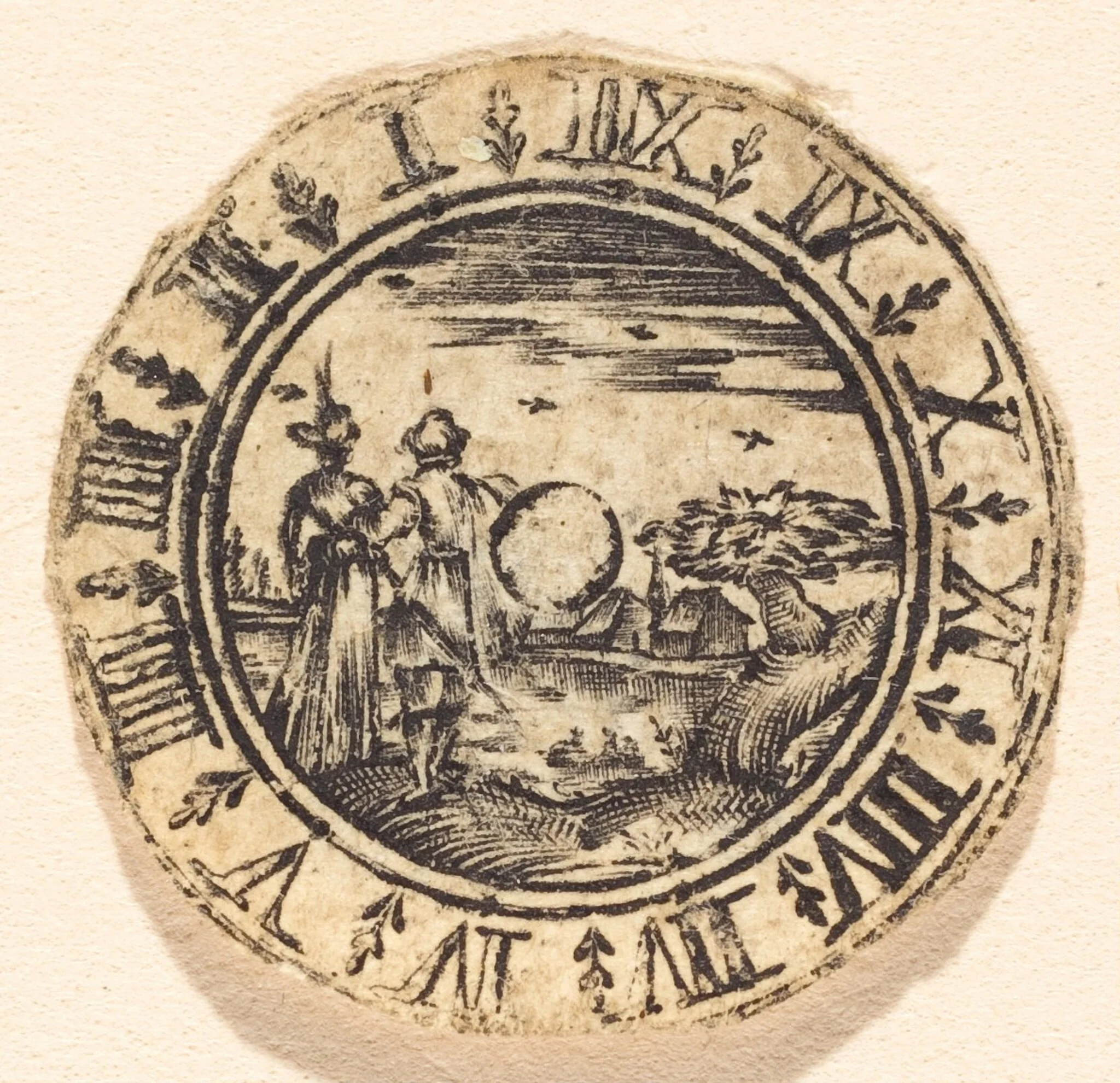 Lovers, detail