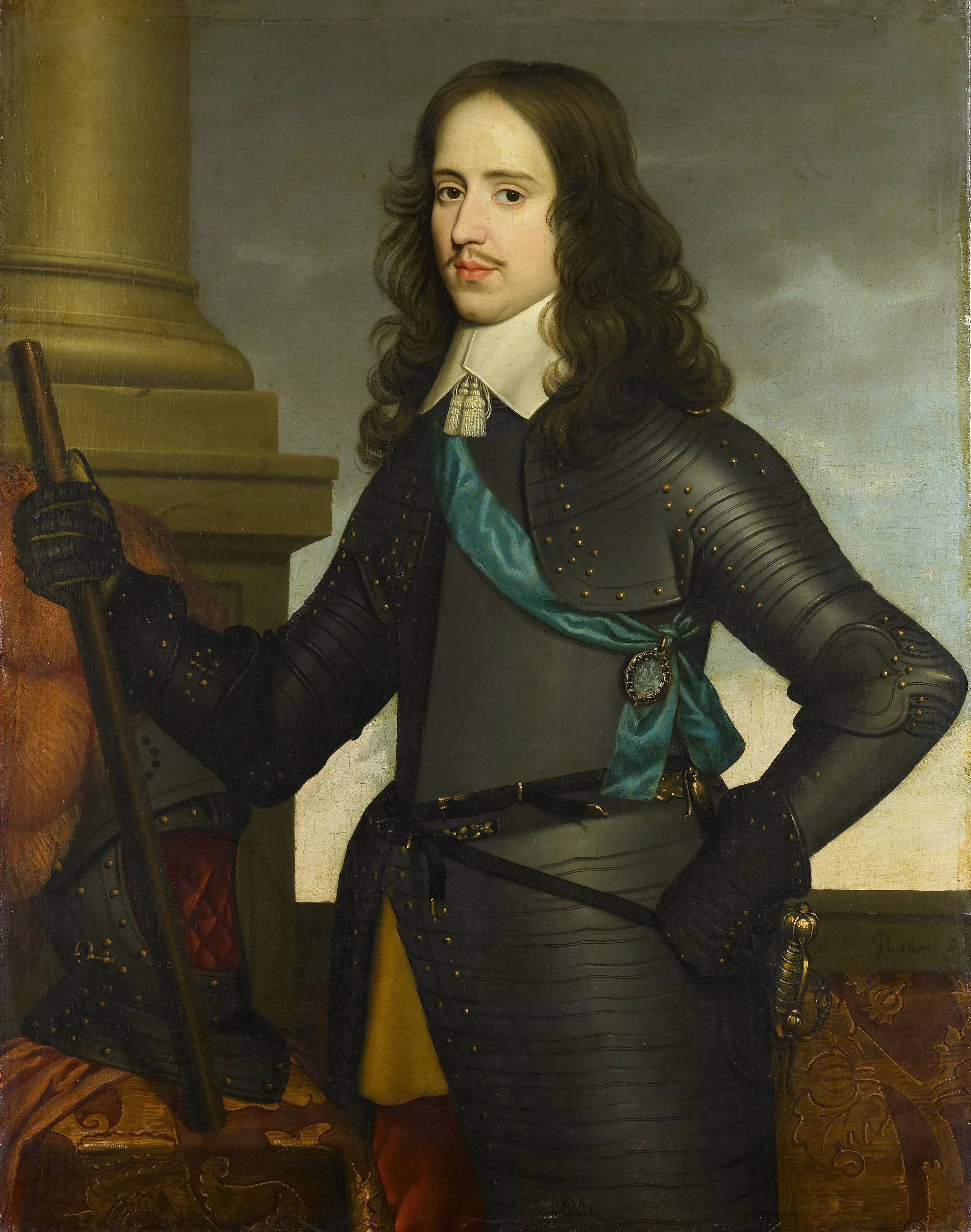 Portrait of Willem II (1626-50), Prince of Orange, detail