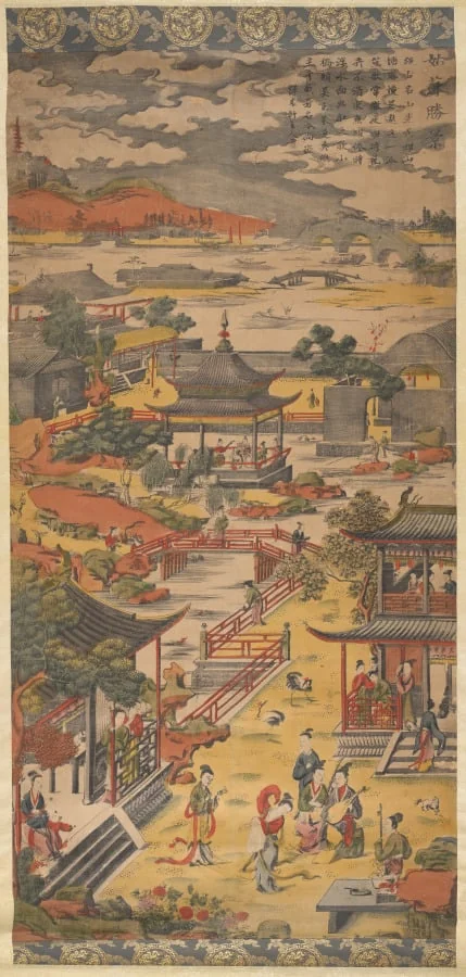 Scenic View of Suzhou, detail