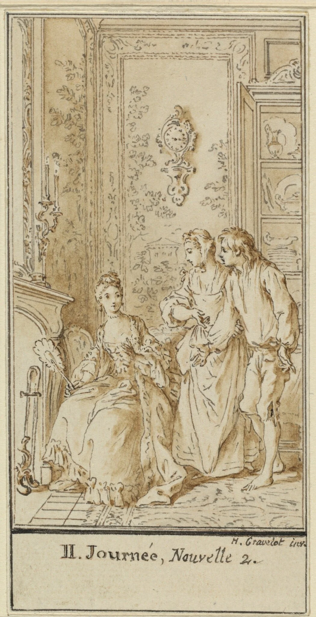 Second Day, Second Story: Rinaldo d'Asti and the Widow, detail