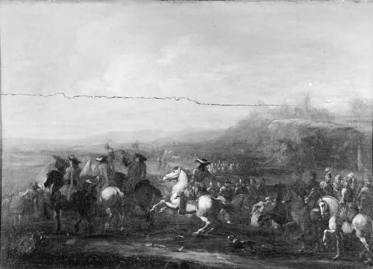 Departing Army, detail