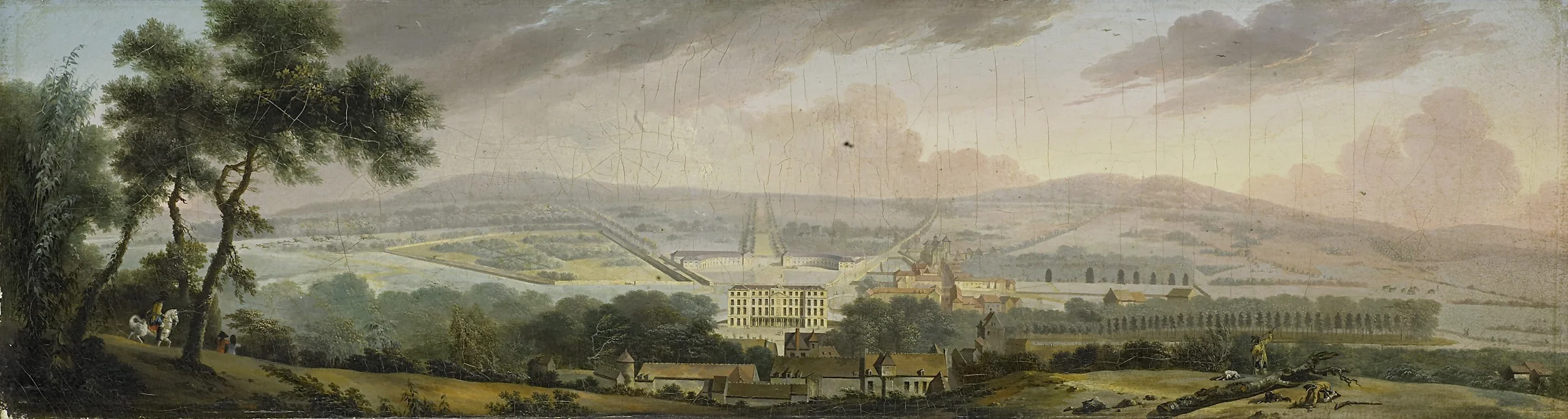 View of the back of a Palace, detail