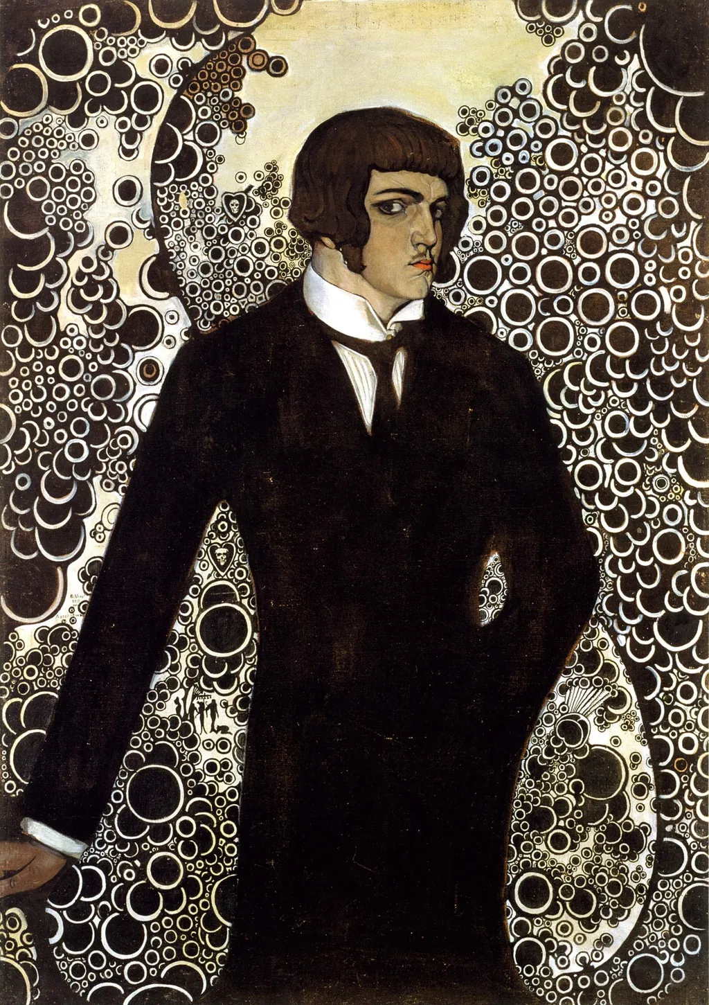 Self-portrait, by Vsevolod Maximovich, unspecified, 1913