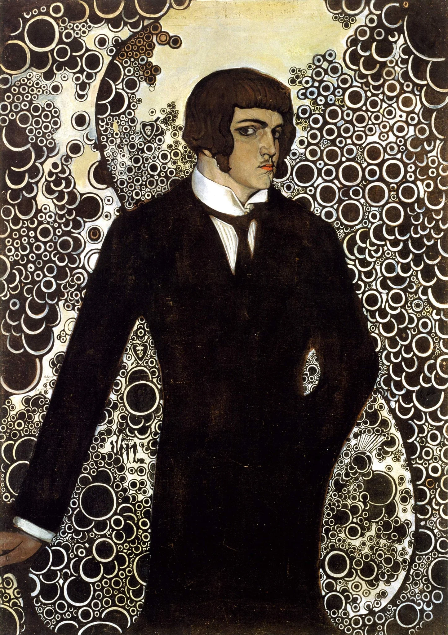 Self-portrait, detail