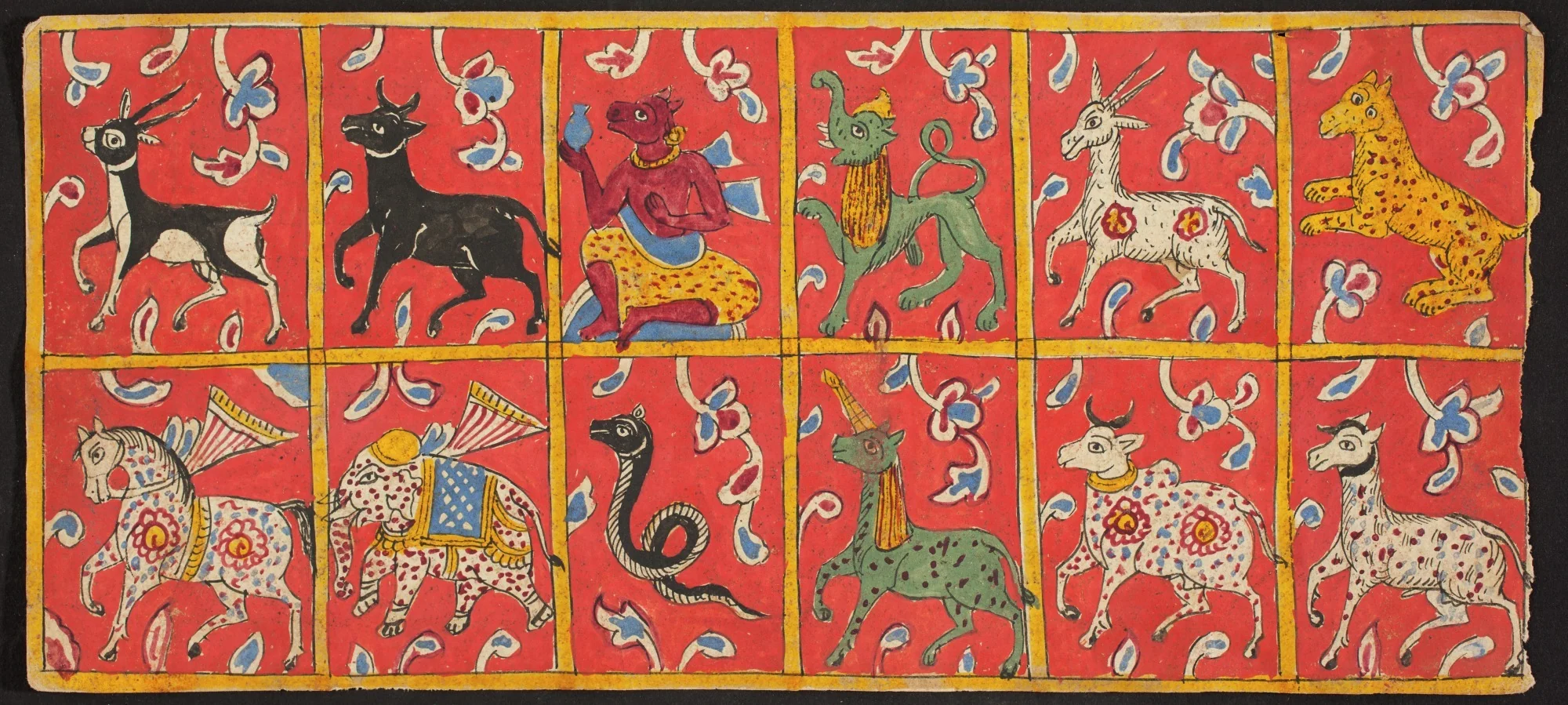 Tantric Manuscript "Sangrahani Sutra", detail