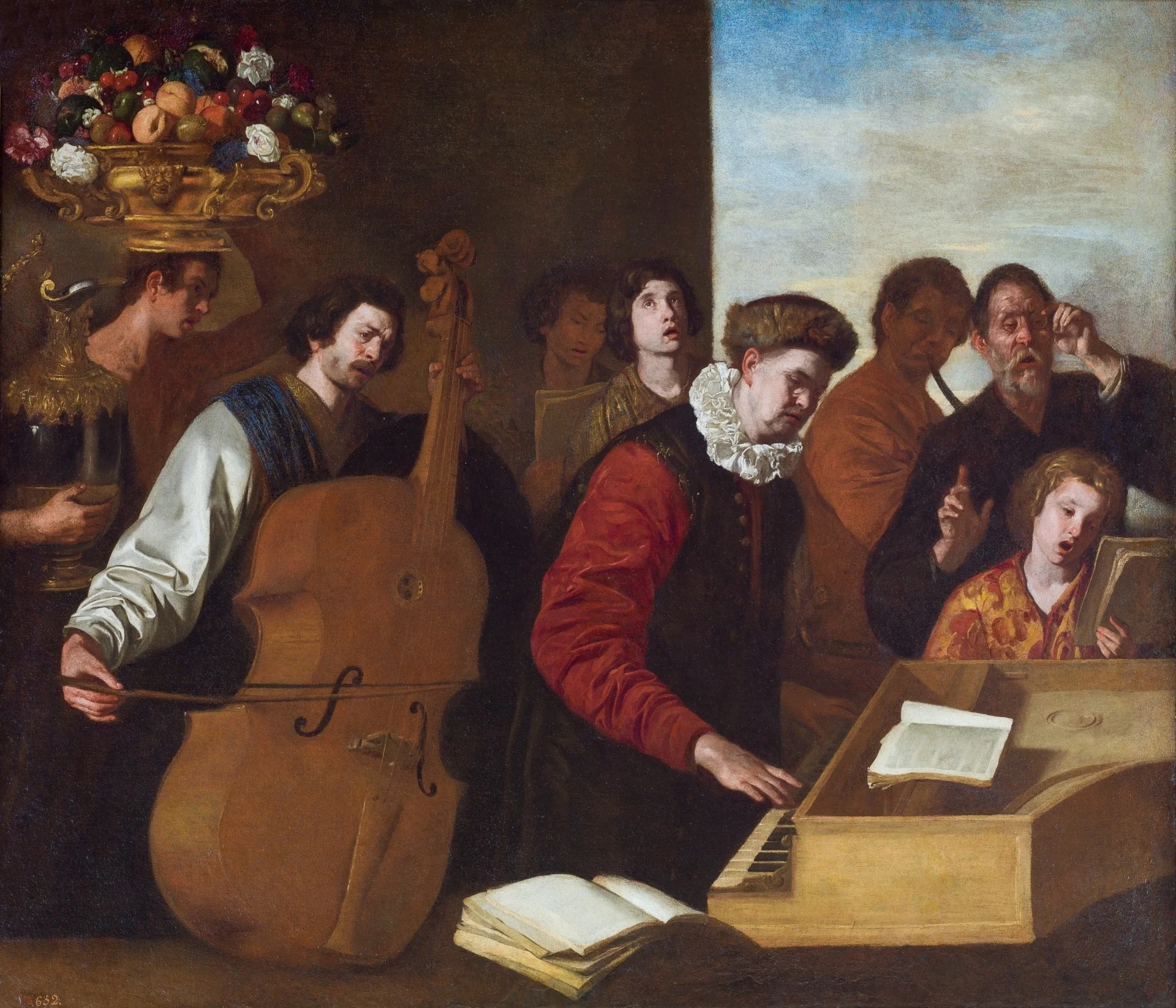 The Concert, detail