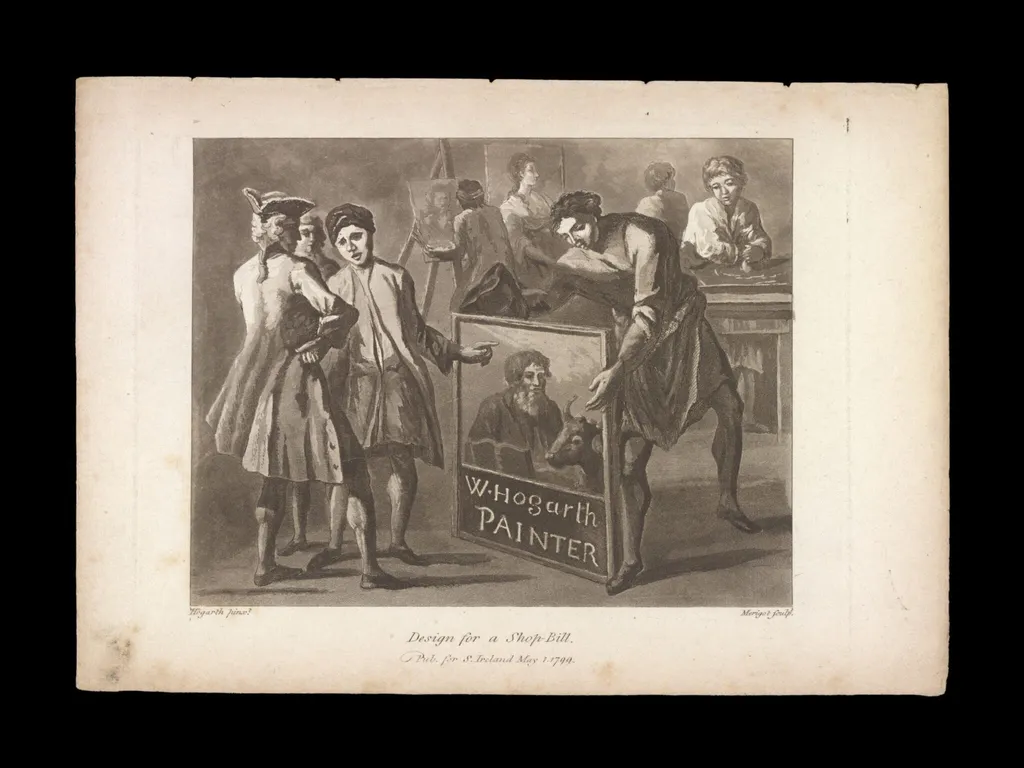 H Beard Print Collection, by William Hogarth, 1