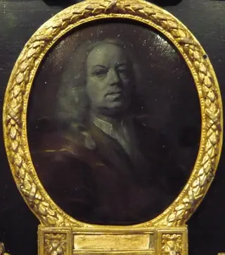 Portrait of Frans Greenwood, Miniaturist, Glass Engraver and Poet in Dordrecht, by Aert Schouman, oil, 1750