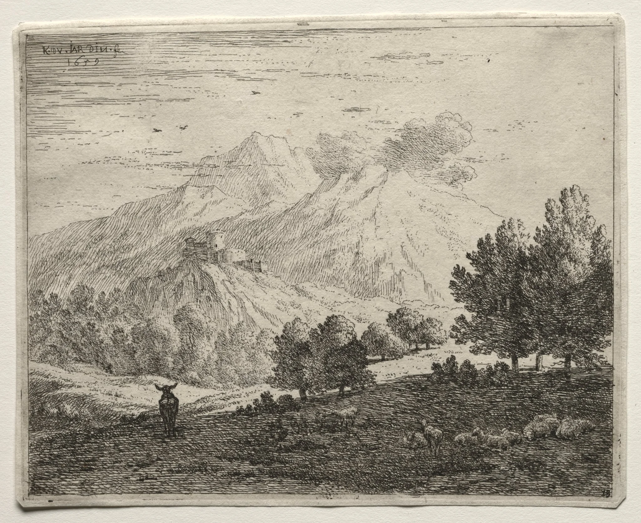 The Four Mountains, detail