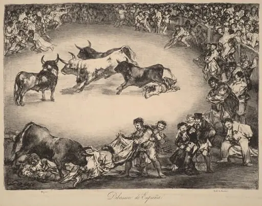 Dibersion de España (Spanish Entertainment), by Francisco Goya, ink, 1825