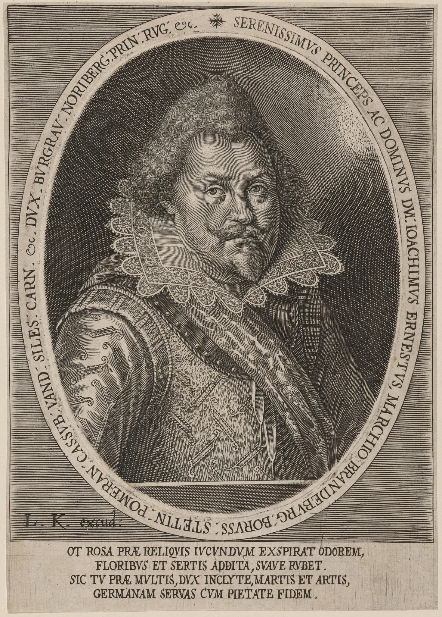 Joachim Ernest, Elector of Brandenburg, detail