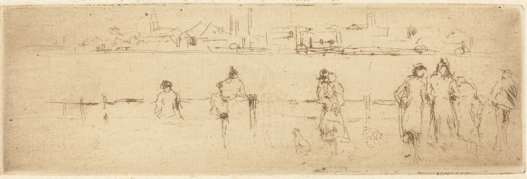 A Sketch of the Embankment, detail