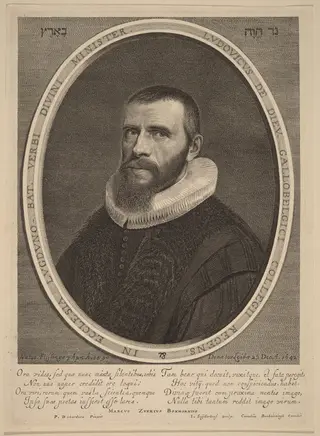 Lodewijk de Dieu, by Jonas Suyderhoff, ink, 1642