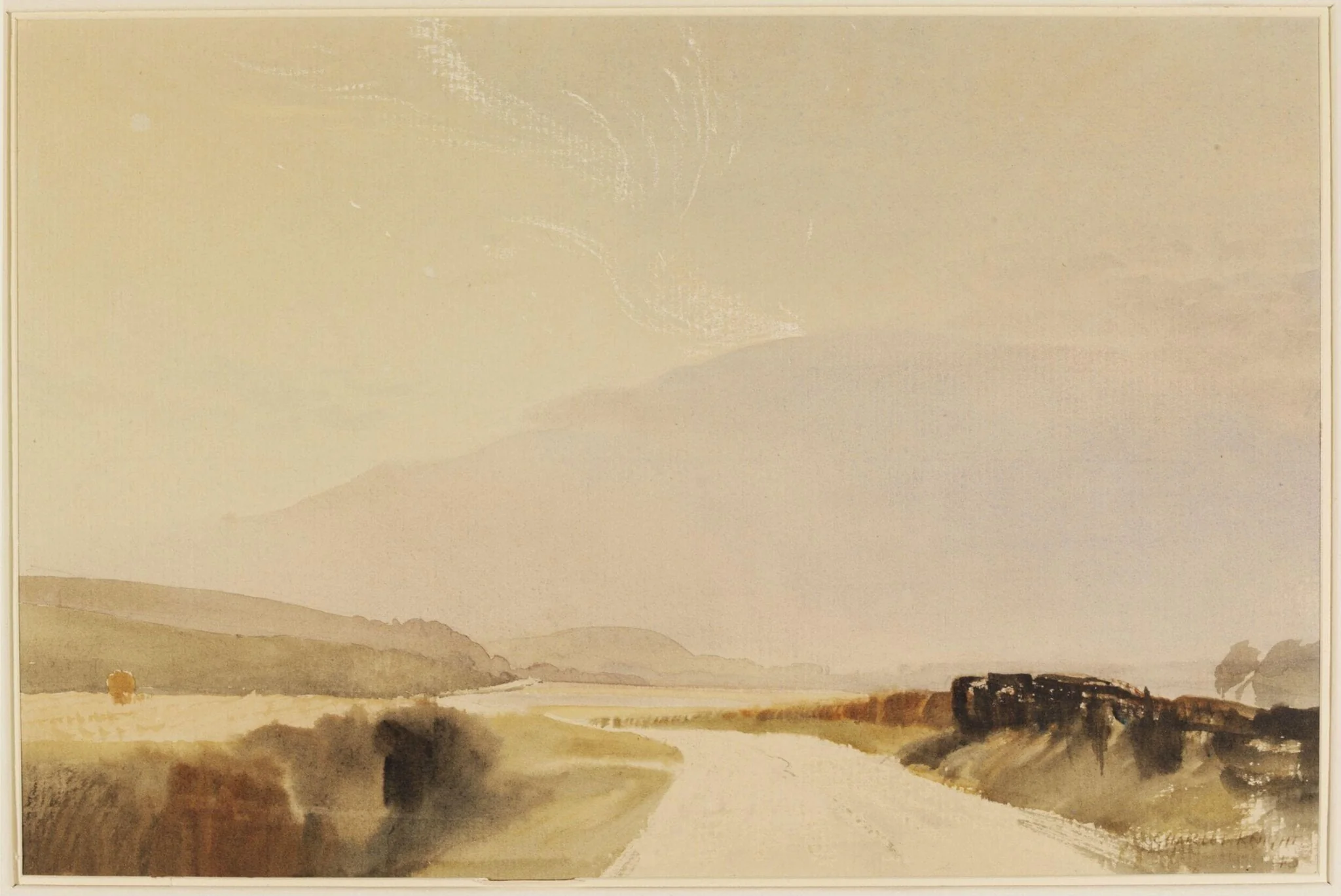 The Southdown, Underhill Road; Westwards towards Clayton, detail
