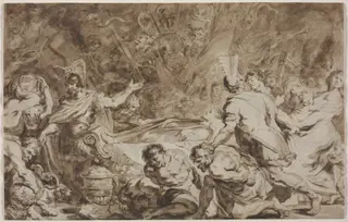 The Funeral of Decius Mus, by Jean Honoré Fragonard, 1774