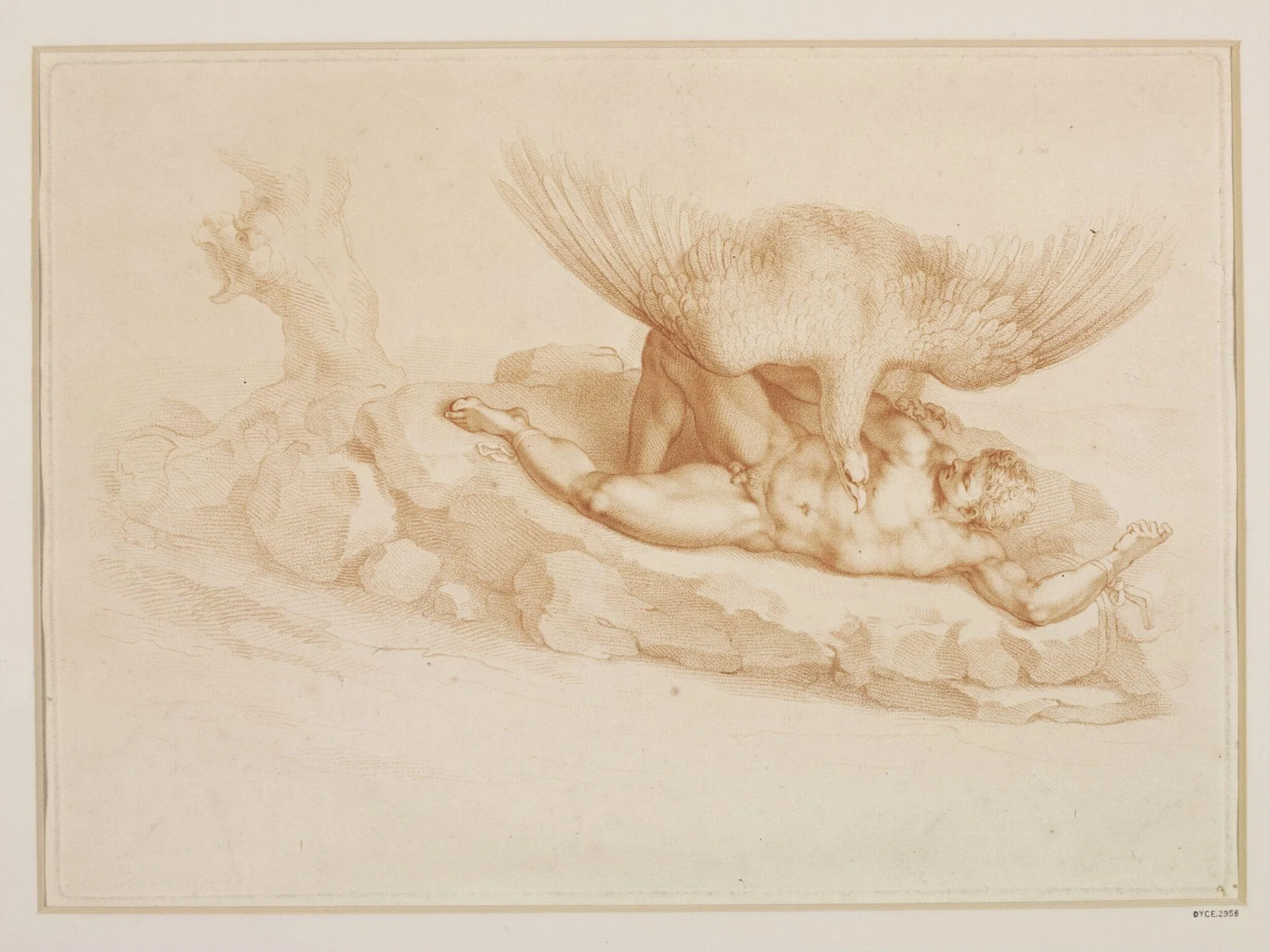Tityus Devoured by the Vulture, detail