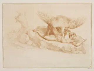 Tityus Devoured by the Vulture, by Francesco Bartolozzi, 1740