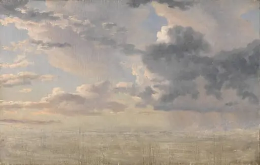 Study of Clouds over the Sound, by Unknown artist