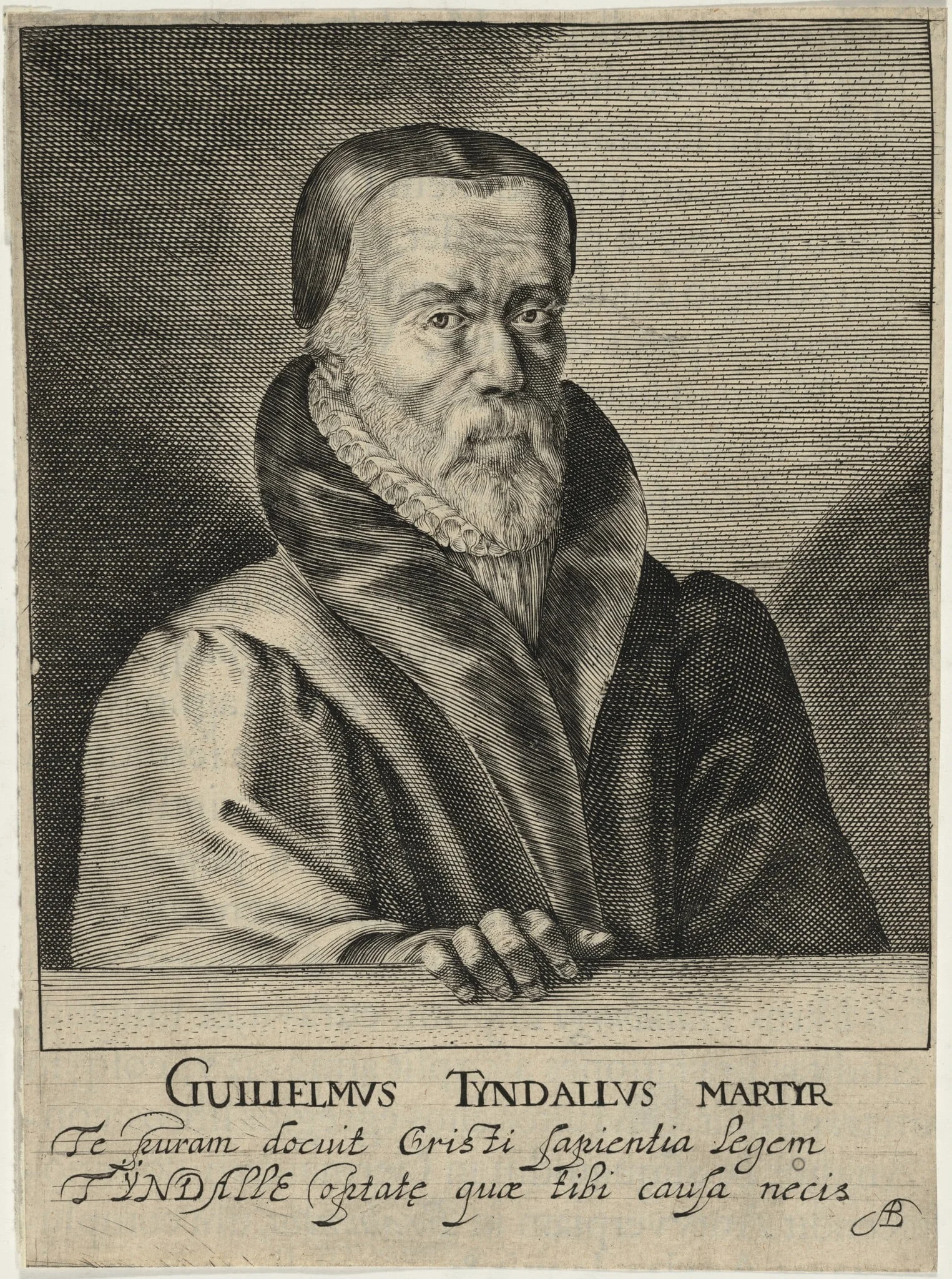 William Tyndale, Protestant Reformer and Martyr, detail