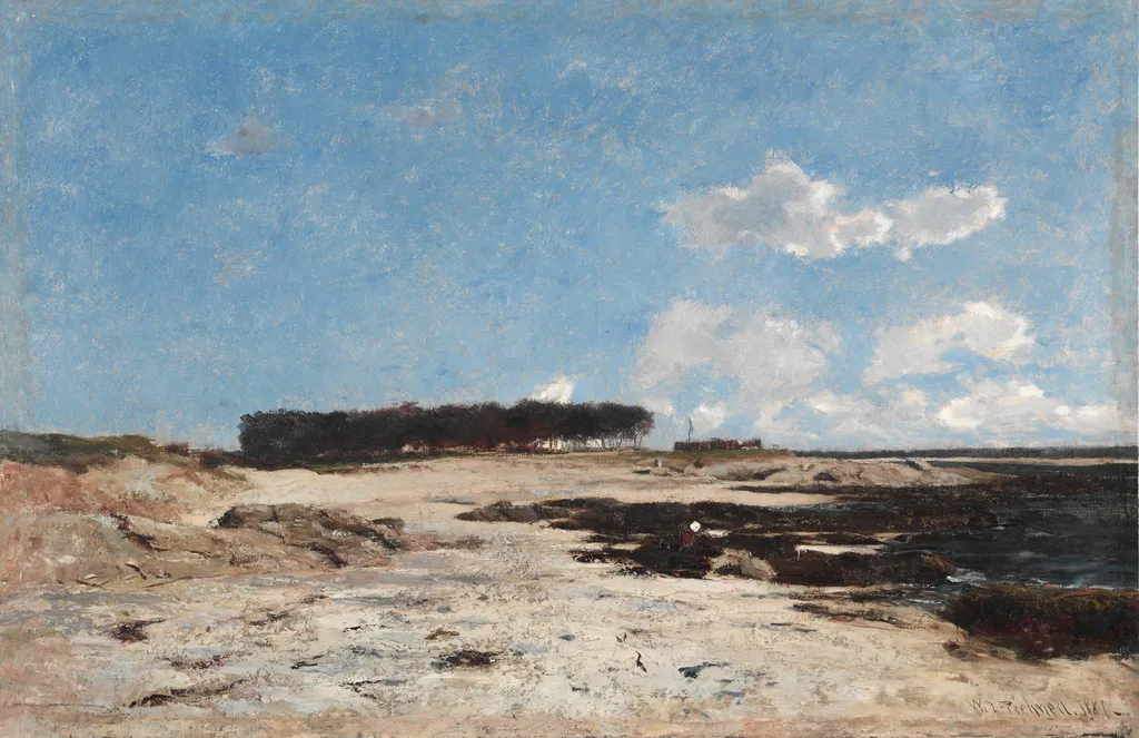 Pointe de Cabellou, Brittany, by William Lamb Picknell, oil, 1891