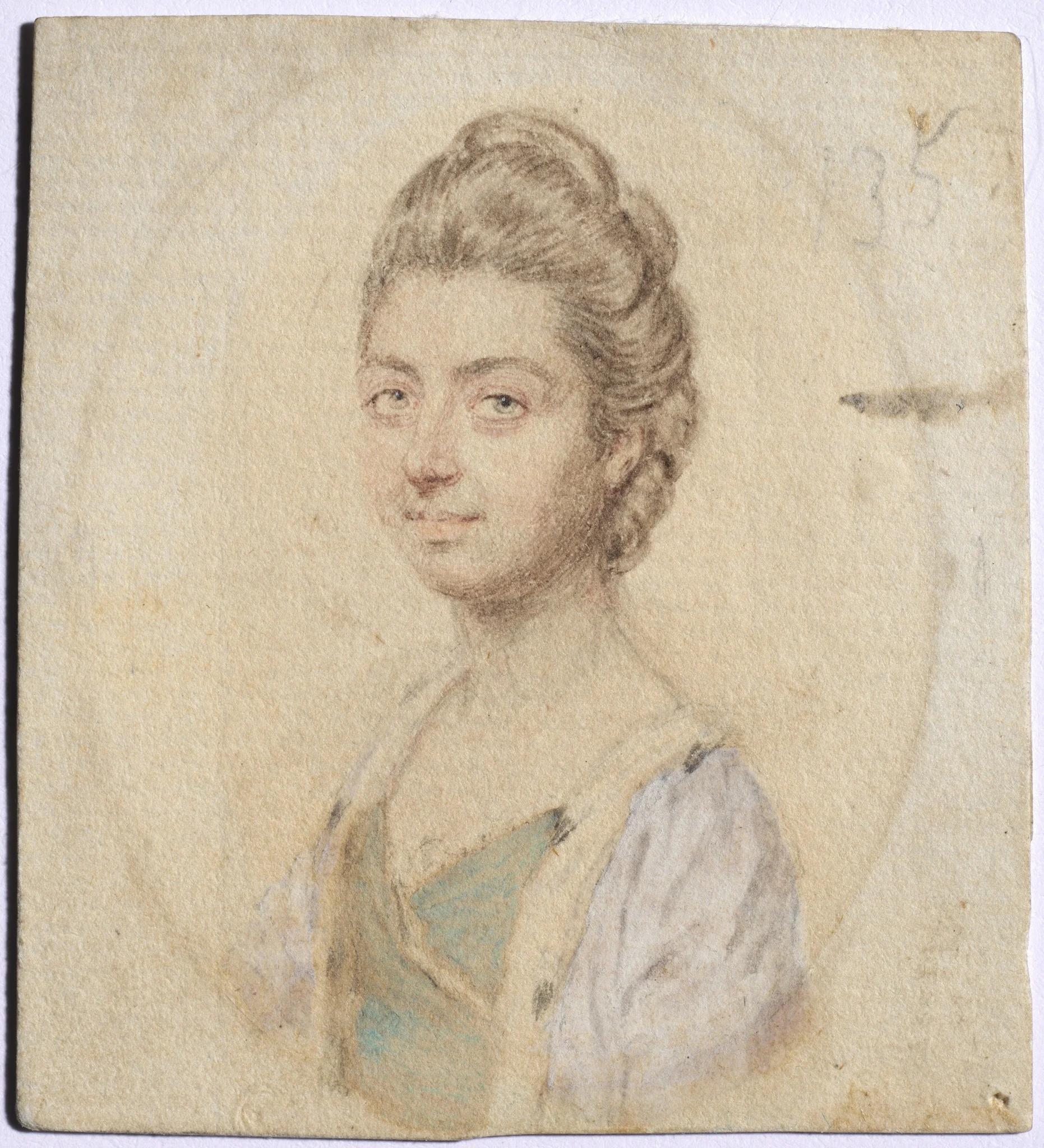 Portrait of Sukey, Lady Oglander, née Serle, detail