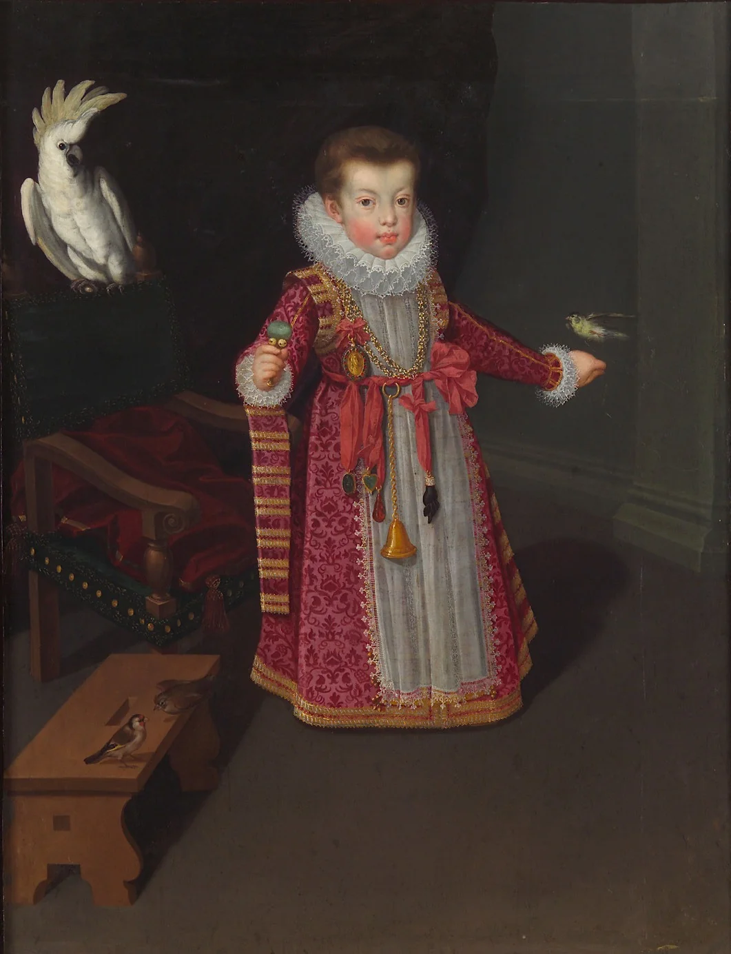 Erzherzog Johann Karl (1605-1619) im Alter von etwa drei Jahren, detail
