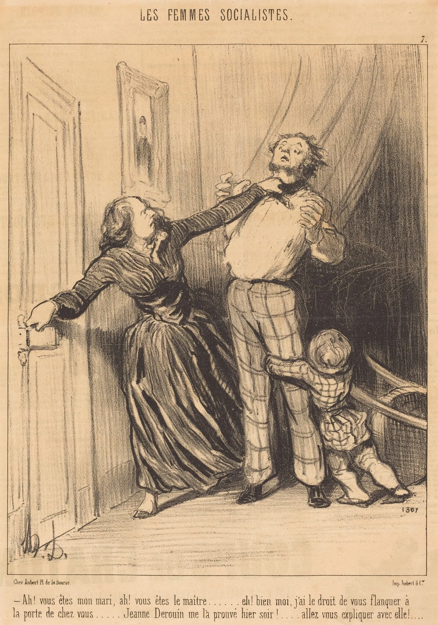 Ah! vous êtes mon mari, ah! vous êtes le maître..., detail