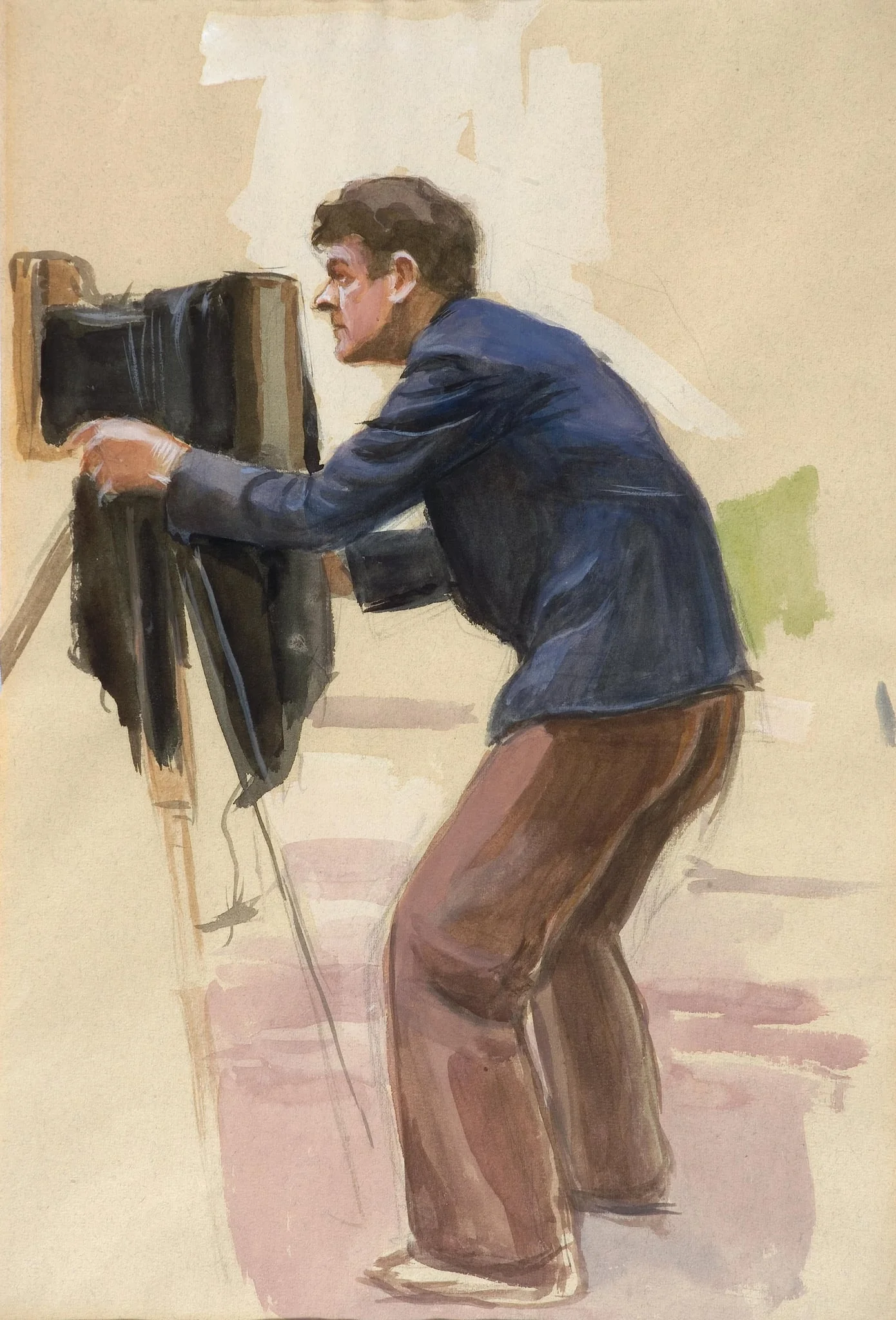 Valokuvaaja ja kamera, detail