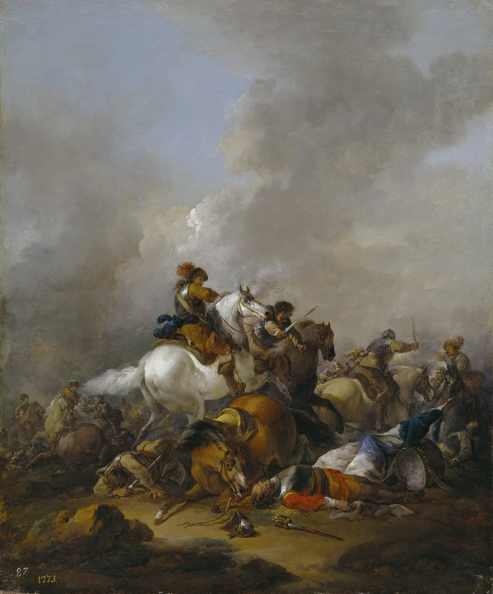 Cavalry Battle, detail