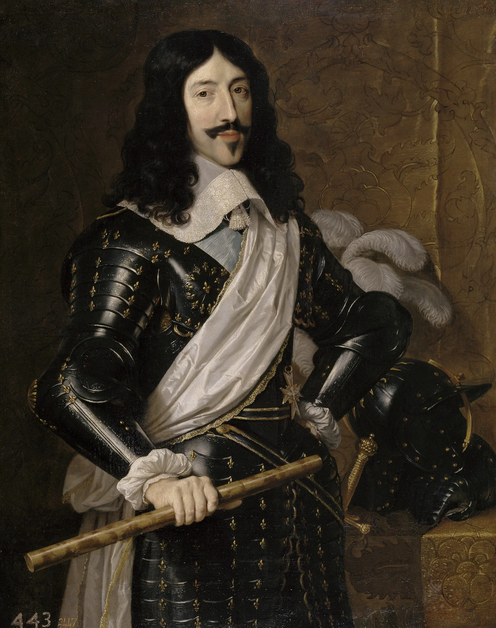 Louis XIII, King of France, detail