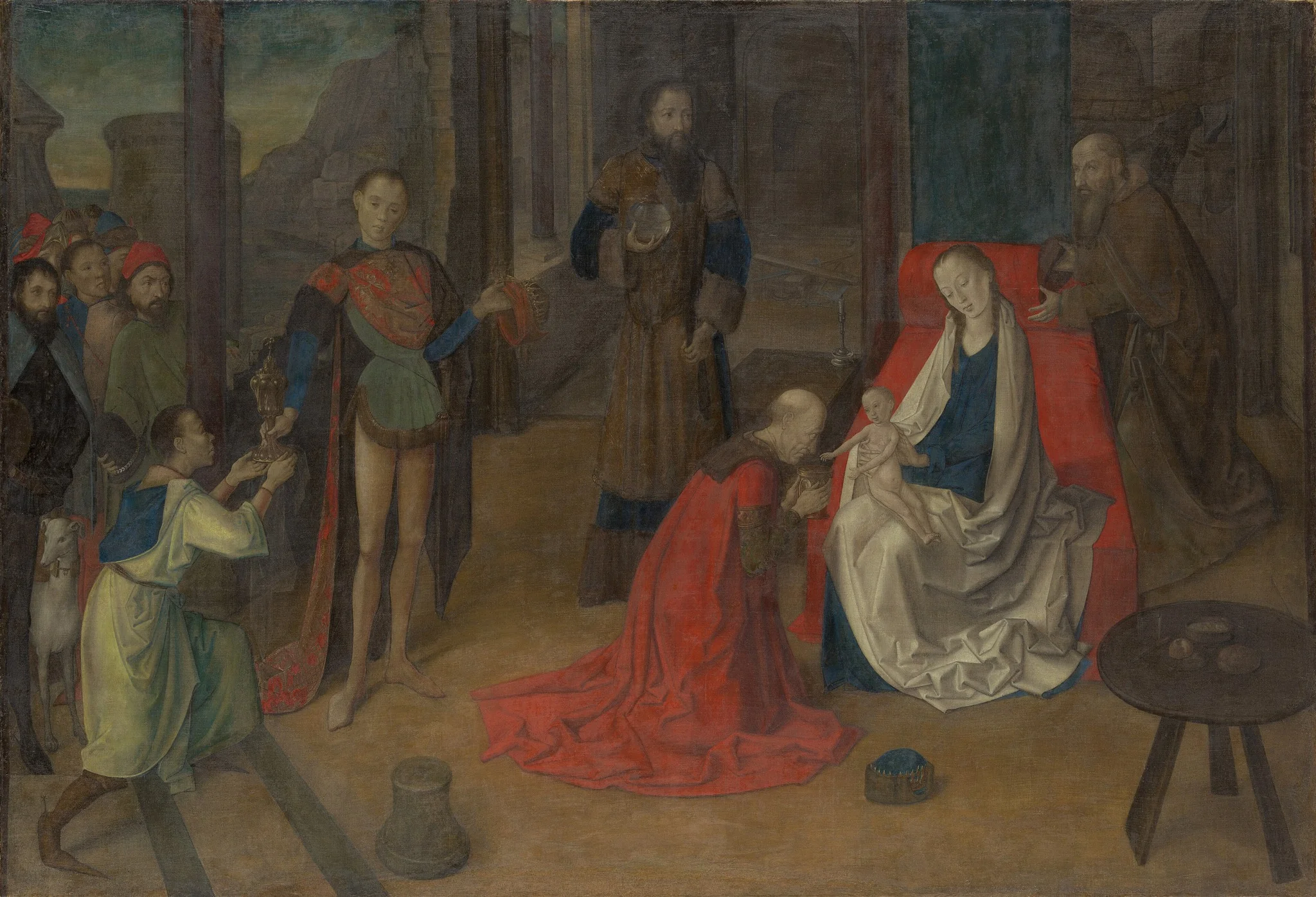 The Adoration of the Magi, detail