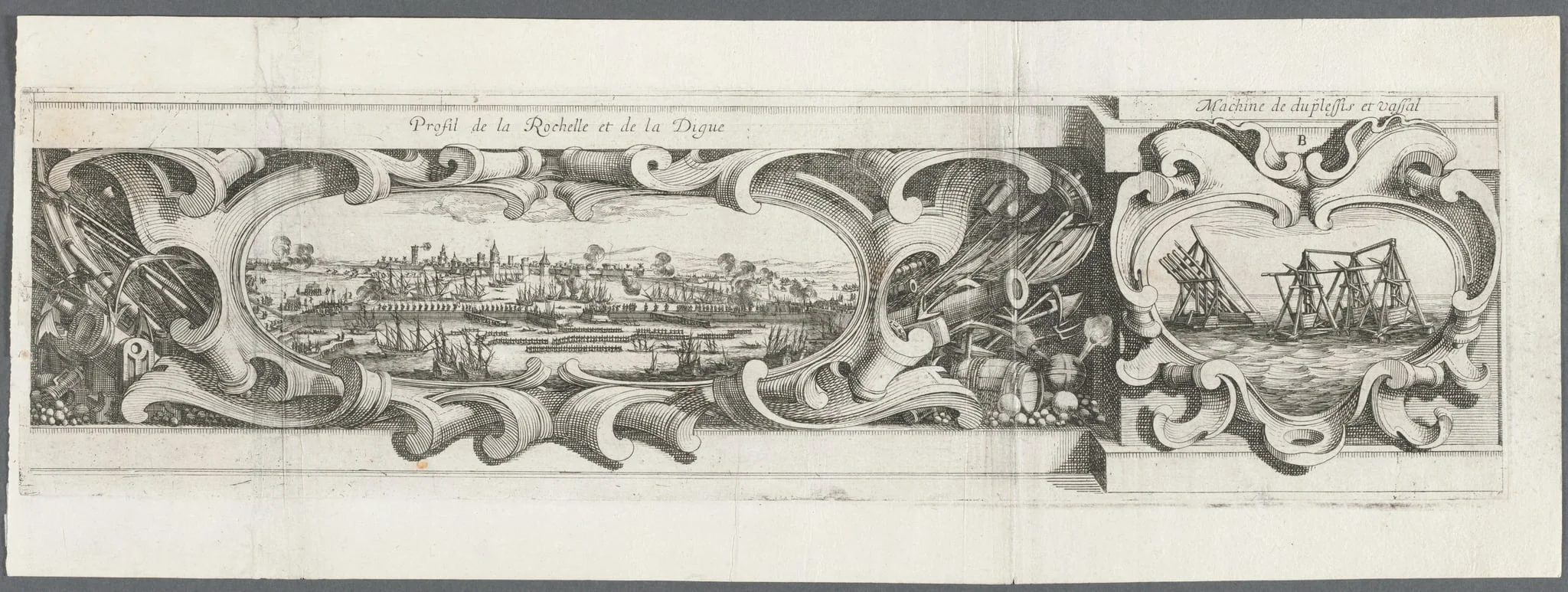 The Siege of La Rochelle: Plate 16, detail