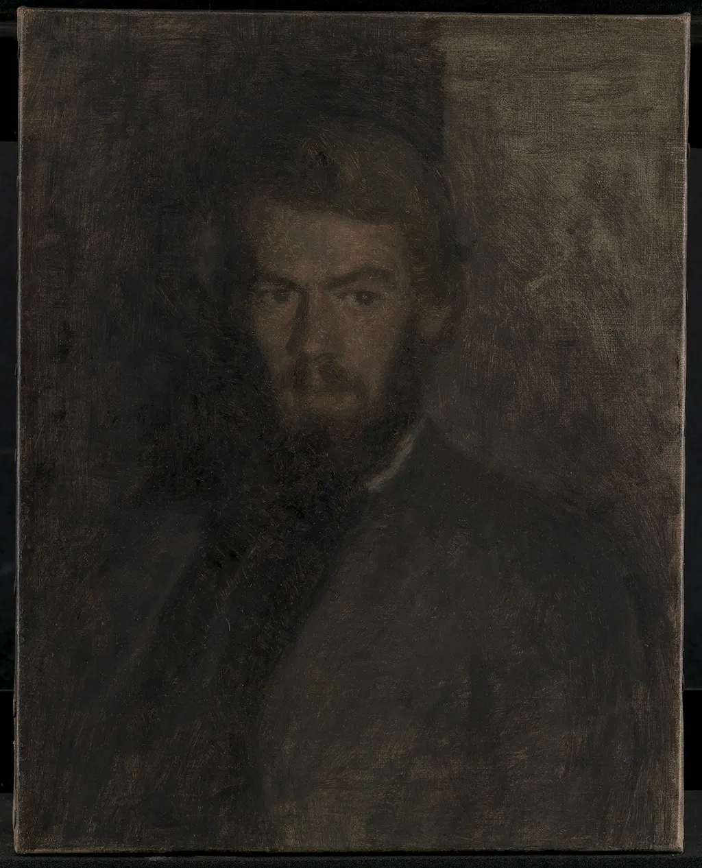 Henry Madsen, by Vilhelm Hammershøi, oil, 1904