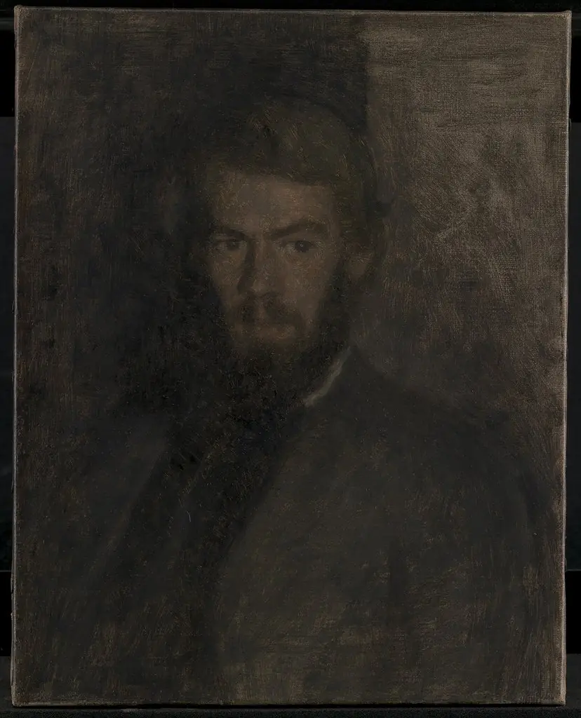 Henry Madsen, by Vilhelm Hammershøi, oil, 1904