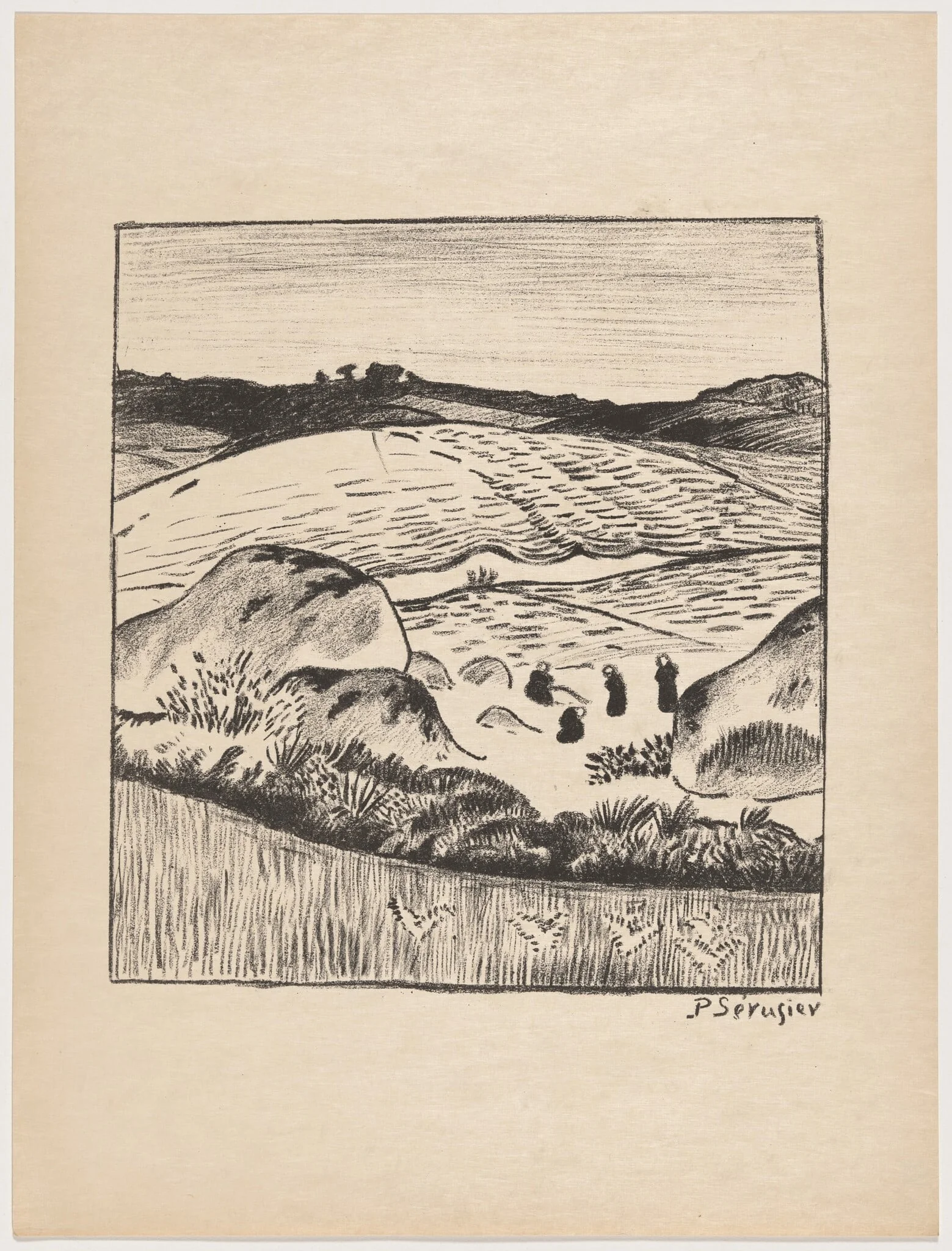 Paysage (Landscape), detail
