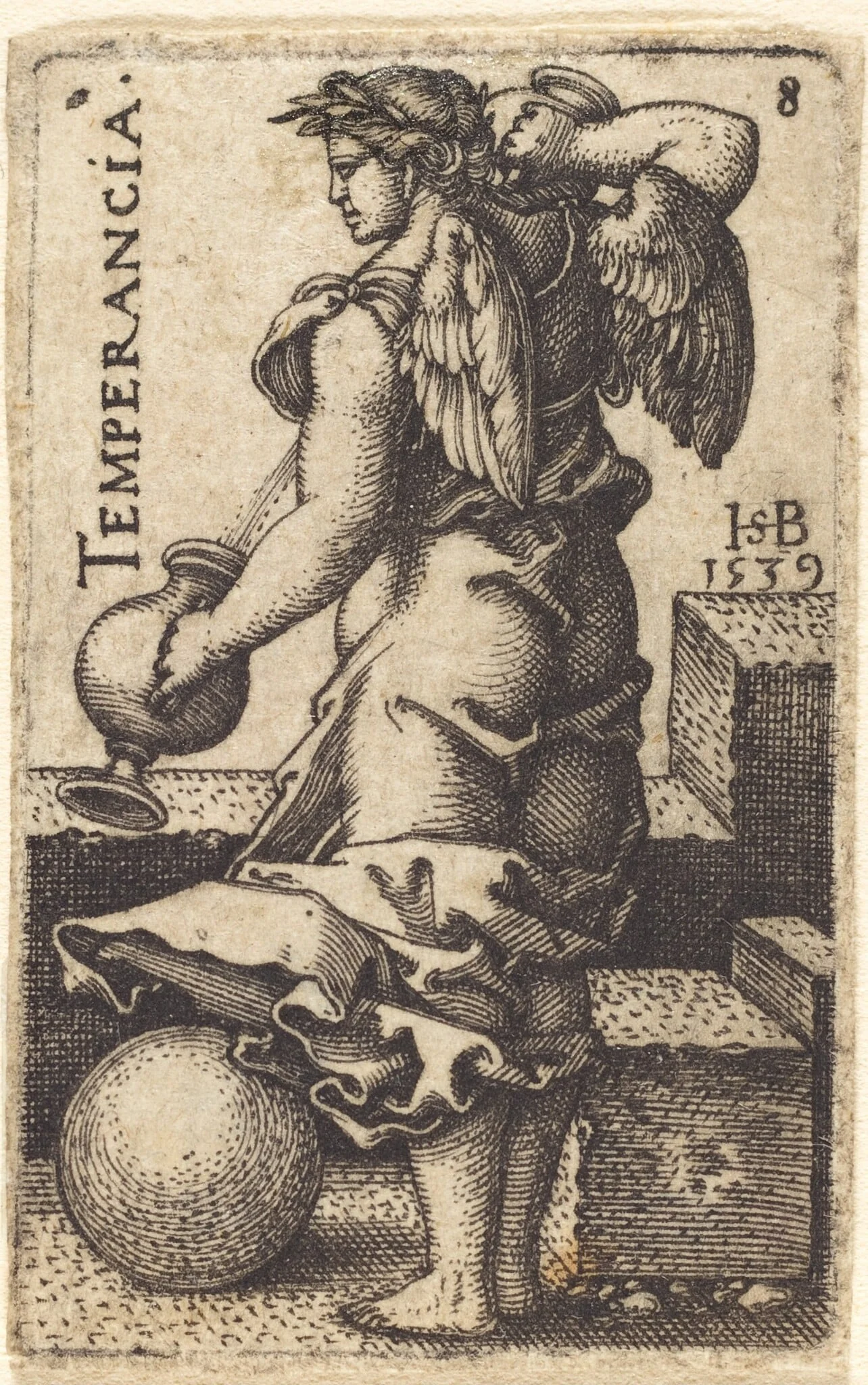 Temperancia (Temperance), detail