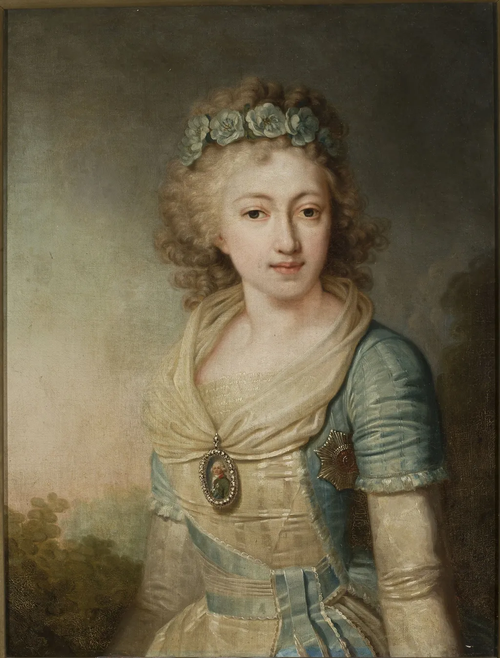 Portrait of Paul I’s daughter – Helena, by Vladimir Borovikovsky, oil, 1801