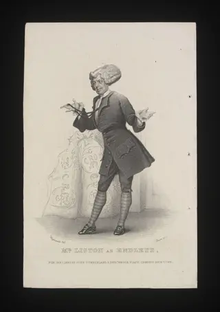 Mr Liston as Endless, by Thomas Anthony Dean, 1