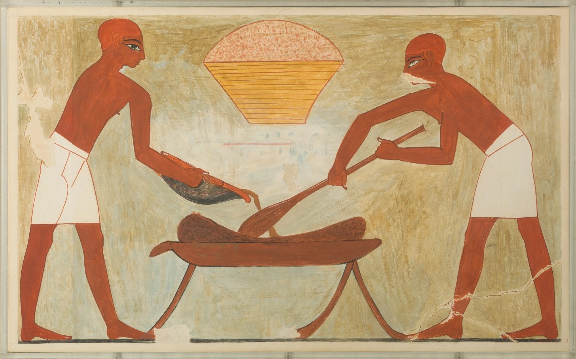 Preparing Dough, Tomb of Rekhmire, detail