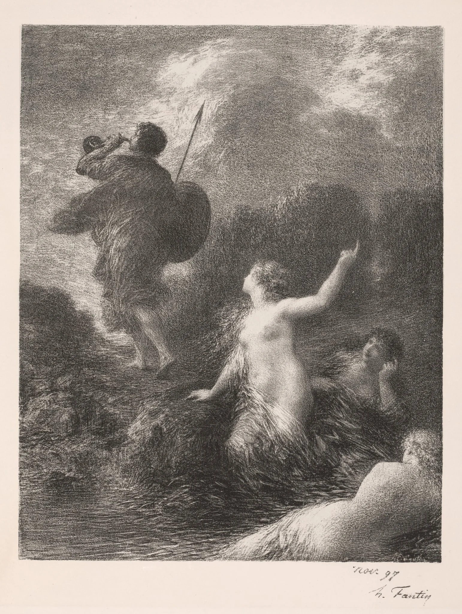 Twilight of the Gods: Siegfried and the Rhine Maidens, detail