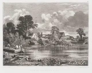 VIEW ON THE RIVER STOUR, by John Constable