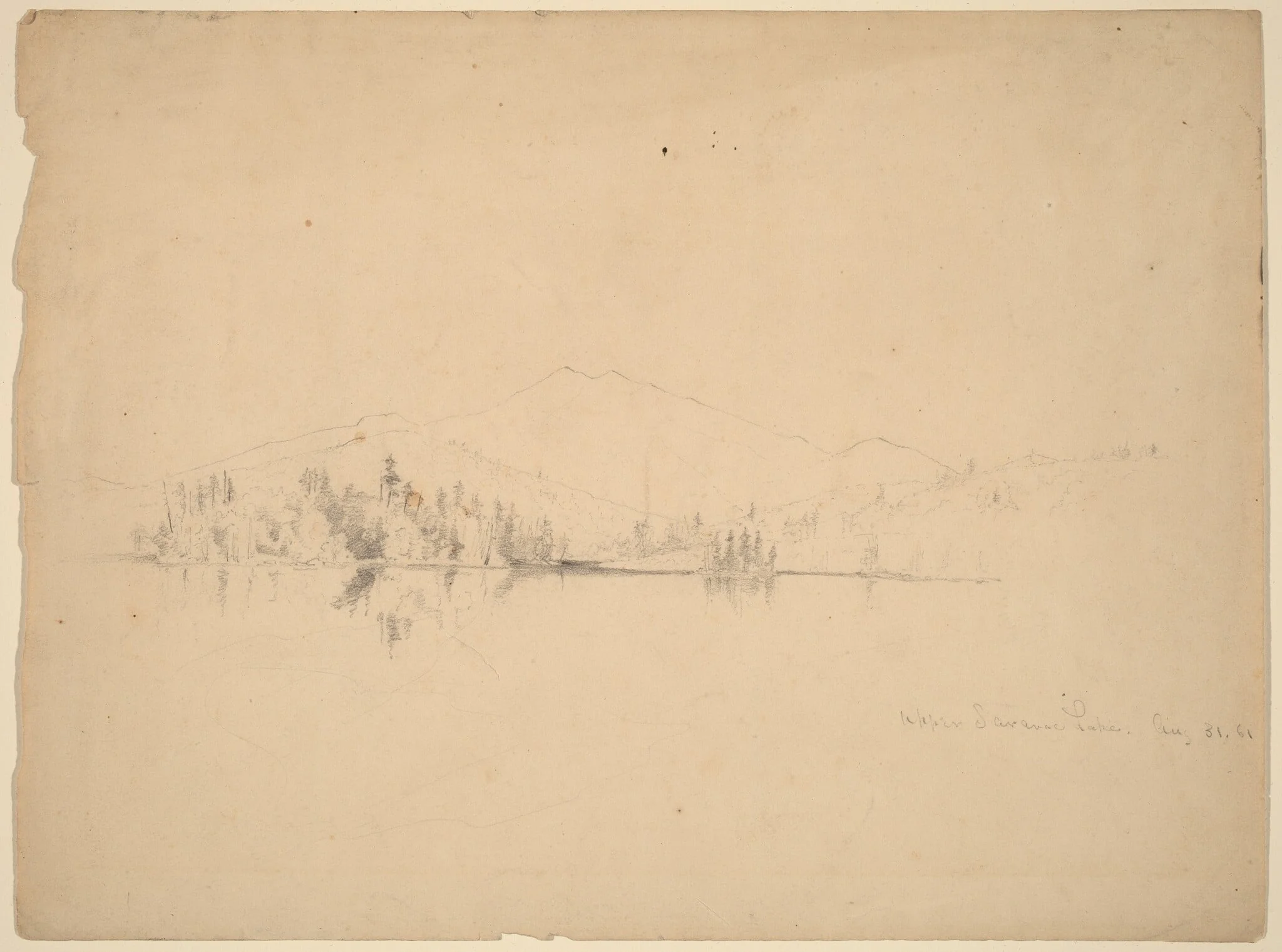 Upper Saranac Lake, detail