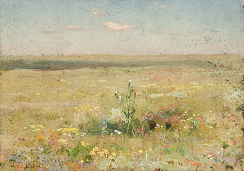 Steppe, by Jan Stanisławski, unspecified, 1900